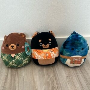NWT Squishmallow Bundle 8” Damien, Omar, and Mateo
